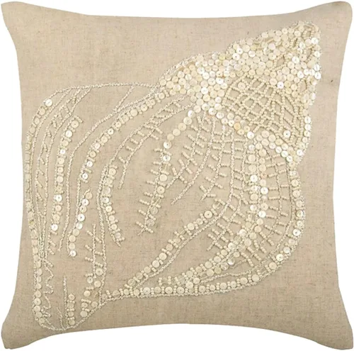 Vista 36 de The HomeCentric Fundas de almohada decorativas beige de 12 x 12 pulgadas (11.8 x 11.8 in), encaje de yute y almohadas marroquíes para sofá