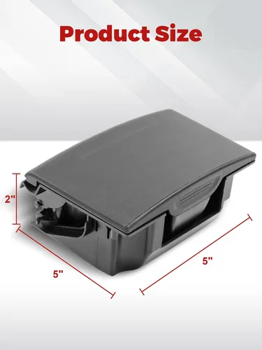 Vista 3 de Portavasos de consola compatible con Nissan Pathfinder 2005-2012, Nissan Xterra 2005-2015, Nissan Frontier 2005-2019. Reemplaza 96965-ZP00C