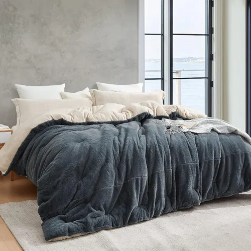 Vista 6 de Byourbed Plumpy Pudgy Portly Chunky Bunny - Edredón Coma Inducer® Twin XL - Abedul con semillas de amapola