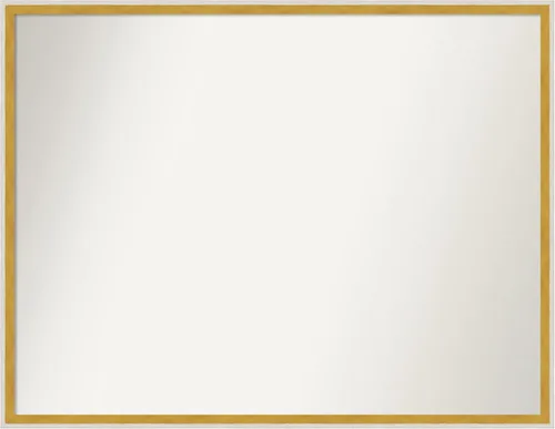 Vista 339 de Amanti Art Espejo de baño blanco para sobre el fregadero, 22 x 45 pulgadas, espejo de tocador rectangular blanco Lucie, marco de madera moderno