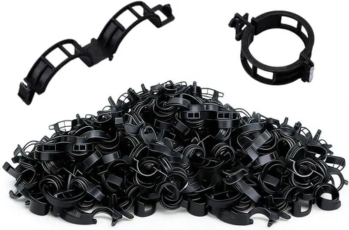 Vista 8 de Clips de soporte para plantas, clips de tomate mejorados 2026 para plantas trepadoras, clip de jardín de plástico reutilizable para tallos de uva