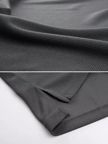 Vista 5 de MAGCOMSEN Camisas polo para hombre, 3 botones, secado rápido, manga larga, tácticas, camisa de golf