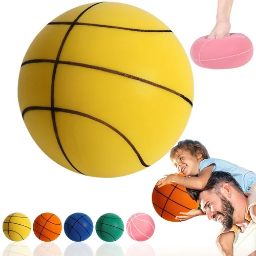 Vista 8 de Baloncesto silencioso, baloncesto silencioso para interiores, baloncesto silencioso 2024, baloncesto sin ruido, baloncesto silencioso de drible, un