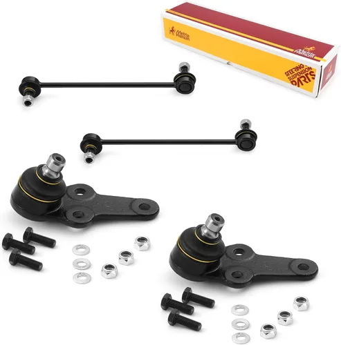 Vista 182 de Metrix Premium Chassis Parts - Juego de 4 piezas de articulación de rótula superior y barra estabilizadora delantera para Ford Ranger RWD 1998-2011