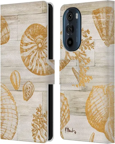 Vista 11 de Head Case Designs Officially Licensed Paul Brent Agate Mermaid Coastal Leather Book Wallet Case Cover Compatible with Motorola Edge 30