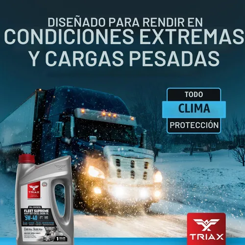 Vista 9 de Triax Floet Supreme ESP 5W-40 Ultimate Full Sintético - Fricción modificada - API CK-4 Aceite de motor diésel de alta resistencia con Moly