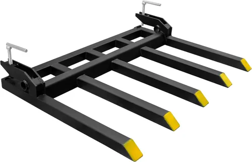 Vista 10 de YITAMOTOR - Abrazadera de 2500 libras en horquillas de escombros para cargador de cucharón de tractor de 48 pulgadas