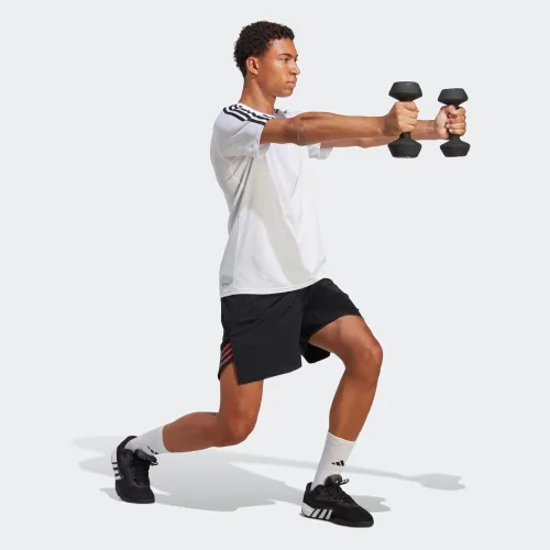 Vista 3 de adidas Pantalones cortos de entrenamiento Trainicons 3 Stripe para hombre