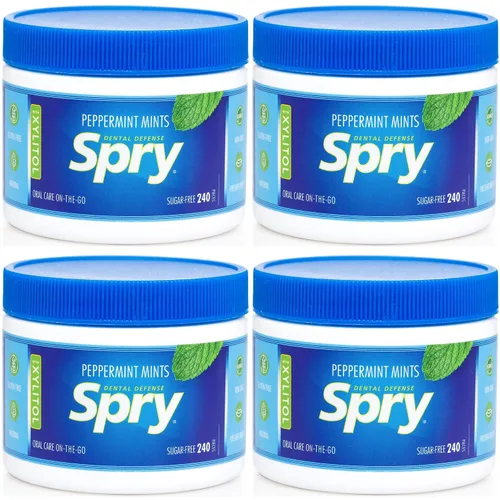 Vista 27 de Spry Xylitol Berry Blast - Caramelos sin azúcar, promueve la salud oral, aumenta la producción de saliva, detiene el mal aliento, sin OMG, sin