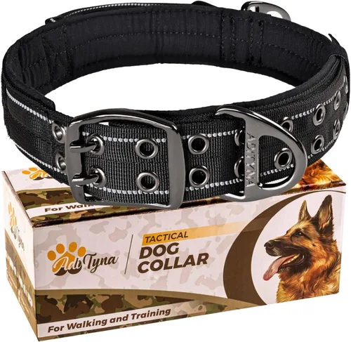 Vista 8 de ADITYNA - Collar de perro resistente con asa, XXL, cuello ajustable de 30 a 36 pulgadas Diseñado exclusivamente para razas de perros enormes como