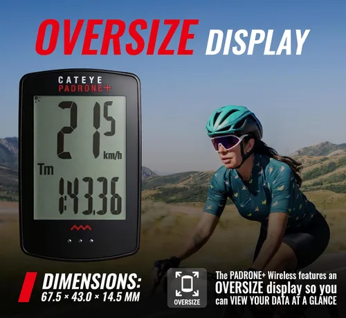 Vista 3 de CATEYE - Ordenador inalámbrico para bicicletas Padrone Plus
