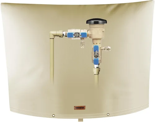 Vista 17 de Cubierta aislante de tubería para prevención de reflujo (5 °F) – Bolsa aislada para válvula de aspersor de riego – Cubierta de bomba de pozo de agua