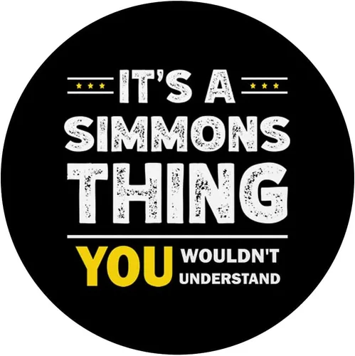 Vista 3 de It's A Simmons Thing You Wouldn't Understand Family Name PopSockets Swappable PopGrip