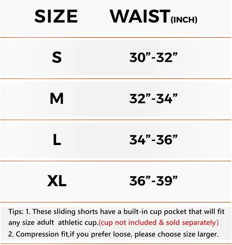 Vista 5 de COOLOMG Pantalones cortos deslizantes con bolsillo para copa para béisbol, fútbol, 7V7, MMA Lacrosse Field Hockey