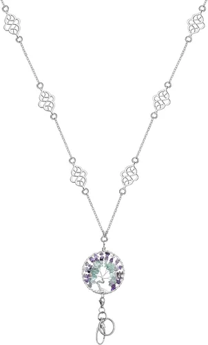 Vista 6 de Cordón de moda para mujer, collar de cadena súper fuerte para llaves