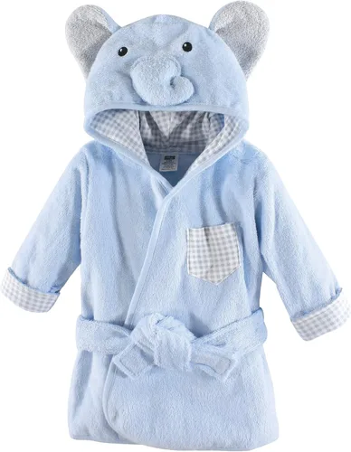Vista 3 de Hudson - Bata de baño con capucha, diseño de cara de animal