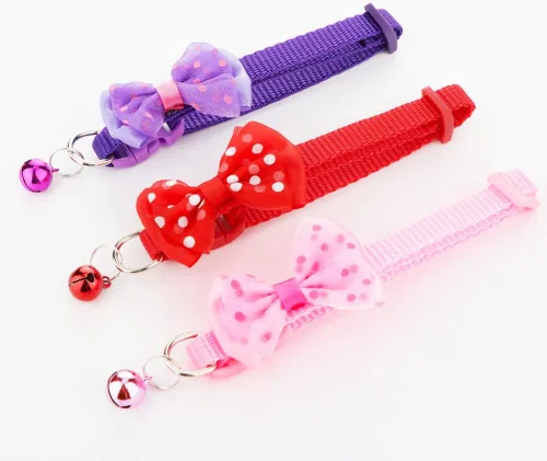 Vista 6 de 3 collares ajustables de conejo con campana, lindo collar de conejillo de indias, lindo collar para ejercicio de animales pequeños y accesorios