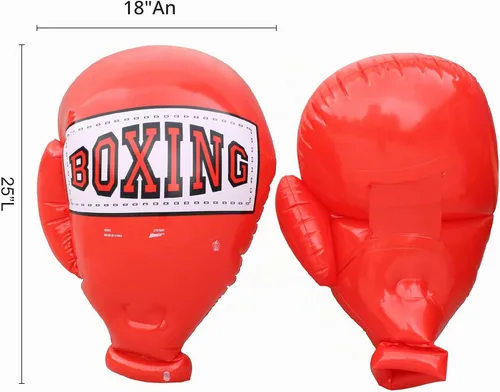 Vista 3 de Mega guantes de boxeo inflables para niños