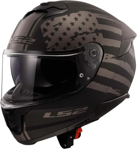 Vista 5 de LS2 Helmets Stream II - Casco integral para motocicleta con protector solar