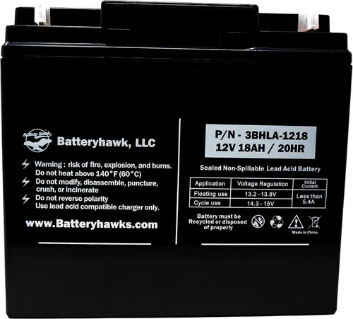 Vista 6 de UB12180 UB12220 12V 18AH T3 Terminales SLA Batería de plomo ácido sellada para carrito de golf Solar UPS Scooter
