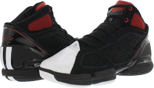 Vista 3 de adidas Adizero Rose 1.5 Restomod - Zapatos de baloncesto para hombre, color negro, talla 7.5 mediana (D), NegroBlanco