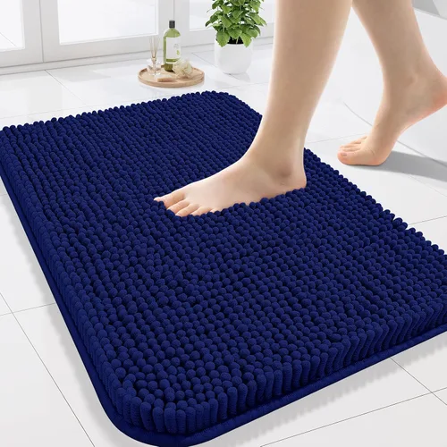 Vista 67 de Arotive Alfombras de baño de felpilla extrasuaves y absorbentes, de 24 x 16 pulgadas, lavables a máquina, parte trasera de goma antideslizante