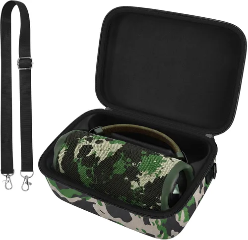 Vista 14 de Comecase - Funda rígida de viaje para JBL Charge 4/Charge 5 impermeable Bluetooth altavoz. Bolsa de almacenamiento para cargador y cable USB