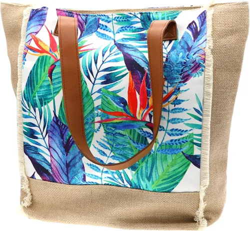 Vista 80 de Bolso grande de paja para mujer, tejido de ratán, bolso de playa de verano, a rayas