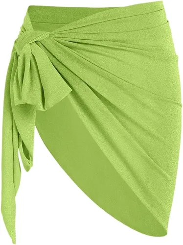 Vista 43 de ZAFUL - Pareo de mujer, pareo de playa, pareo transparente para bikini, pareo de gasa para traje de baño 0- Café