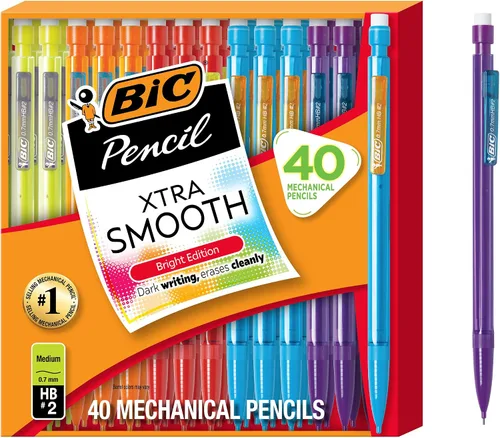 Vista 9 de BIC Xtra-Life - Portaminas, 0.7 mm, 40 unidades Diseño recargable y retráctil Cable resistente a la rotura para mayor durabilidad Ideal