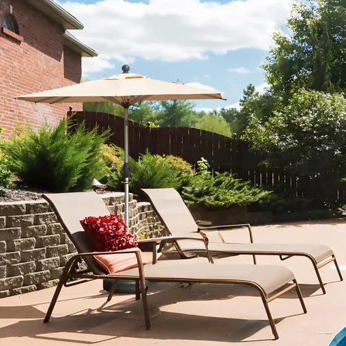 Vista 9 de Domi - Sombrilla rectangular de 6 x 4 pies para patio, sombrilla de mesa para exteriores con 8 varillas resistentes e inclinación, sombrilla de Beige
