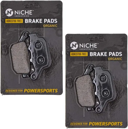 Vista 6 de NICHE Juego de pastillas de freno para Kawasaki Z800 Triumph Sprint Speed Four Bonneville T2020602 trasero orgánico