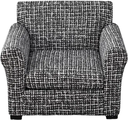 Vista 46 de CRFATOP Fundas para sillas suaves de 2 piezas para perros, fundas elásticas para sillón de 1 plaza, fundas de muebles de sofá lavables con 1 funda