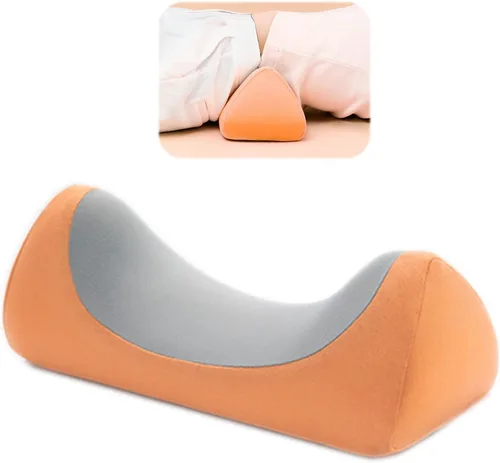 Vista 7 de ZHIWEIKJ Almohadas cervicales de espuma viscoelástica, almohadas de apoyo para el cuello, almohada quiropráctica, almohada cervical para alivio