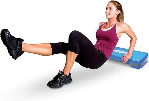 Vista 3 de Tone Fitness Plataforma de paso aeróbico compacta Paso de ejercicio