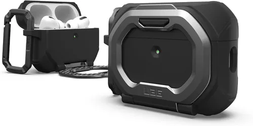 Vista 9 de UAG Scout - Funda para AirPods Pro 3 Gen 2025, con mosquetón, color negro Protección resistente, prueba de caídas de grado militar, cierre seguro