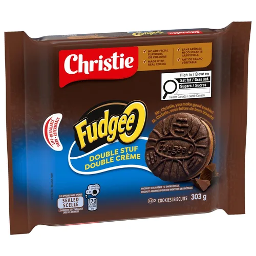 Vista 10 de Christie Galletas de chocolate de doble relleno, 303 g/10.68 oz, importadas de Canadá