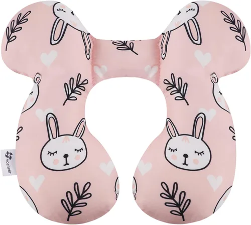 Vista 11 de vocheer Almohada para el cuello del bebé para asiento de automóvil, soporte Oso