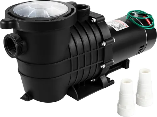 Vista 13 de VEVOR Bomba de piscina 2 HP 6090 GPH Max Flow Bomba de velocidad única, 115
