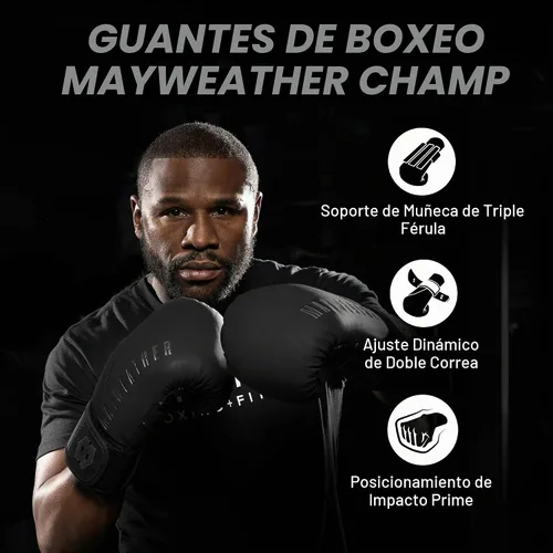 Vista 3 de Hayabusa Mayweather Champ - Guantes de boxeo para hombre y mujer