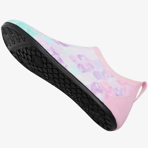 Vista 4 de Centipede Demon Zapatos de agua para niños y niñas, secado rápido, calcetines acuáticos para deportes, playa, natación, surf