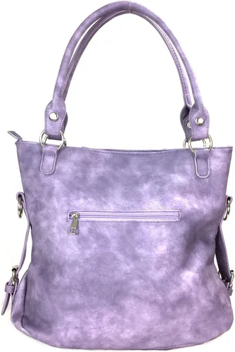 Vista 2 de Zzfab Laser Cut Hobo Bag Doble Manijas Bolso Grande