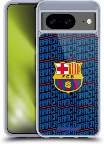Vista 45 de Head Case Designs Funda de gel con licencia oficial del FC Barcelona Barca Crest Patterns [protección de grado militar] compatible con Google Pixel 3