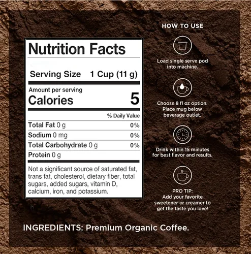 Vista 2 de VitaCup Paquete de cápsulas de café orgánicas bajas en ácido y Keto + crema de café de vainilla y colágeno para dieta delgada y metabolismo, 24