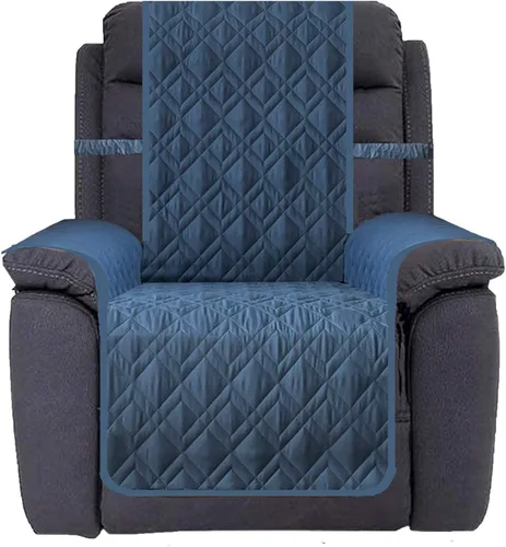 Vista 24 de Ameritex - Funda impermeable y antideslizante para sillón reclinable; funda de silla para perros; protector de muebles ideal para mascotas y niños