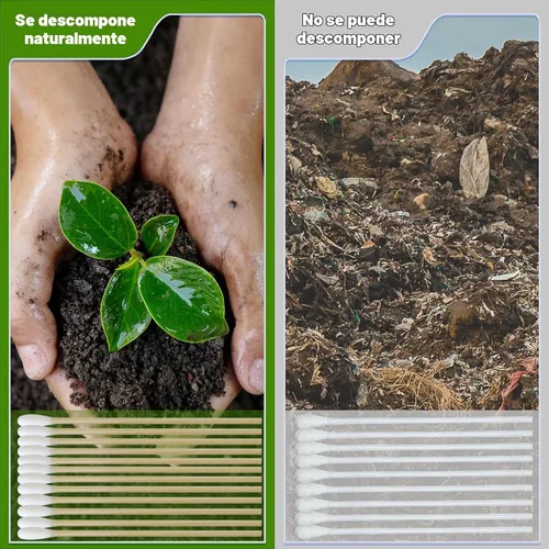 Vista 8 de Hisopos de algodón de 6 pulgadas de largo, aplicadores con punta de algodón, 200