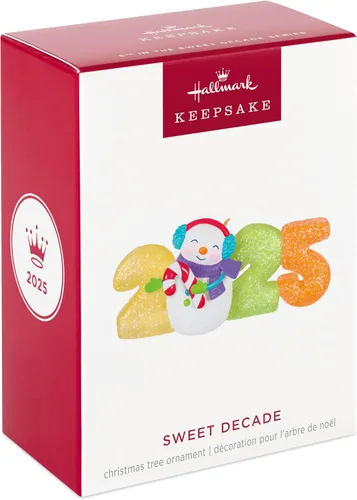 Vista 7 de Hallmark Keepsake Adorno de Navidad 2025, Década Dulce 2025, Regalos de Coleccionistas de Muñecos de Nieve