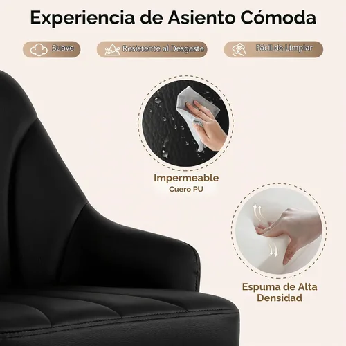 Vista 6 de LSSPAID Juego de 2 taburetes de bar, taburetes de bar giratorios de altura de mostrador ajustable con respaldo y brazos, sillas de bar