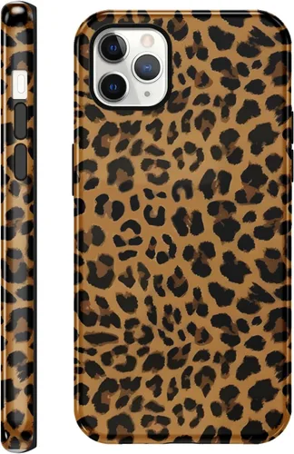 Vista 85 de Funda de teléfono con estampado de guepardo para iPhone 7/8/SE 2020/2022 de 4.7 pulgadas, funda de lujo con diseño de leopardo marrón coqueta a