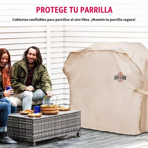 Vista 2 de Grillman - Cubierta impermeable para parrilla de barbacoa para parrillas al